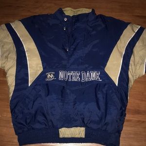 Notre Damn Starter half button up jacket